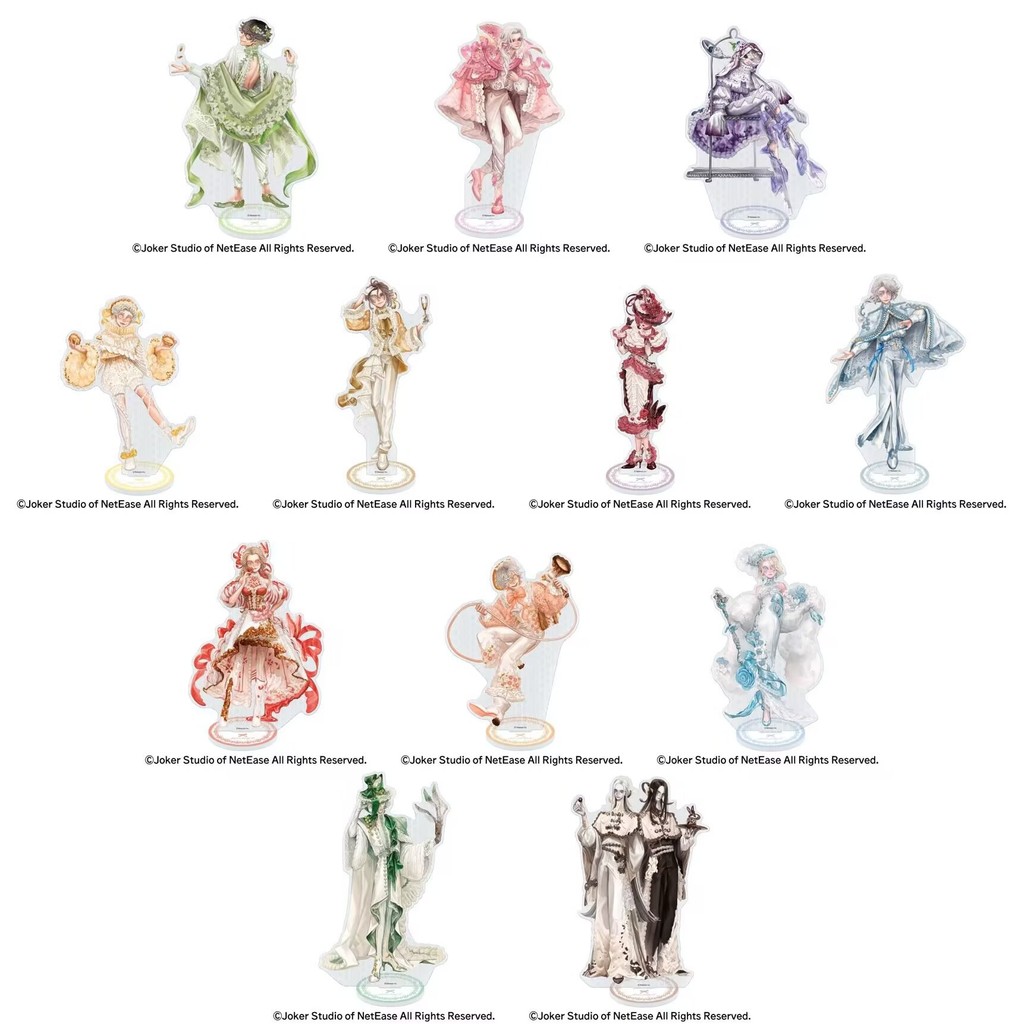 Identity V Royal Banquet Series Standees เครื่องประดับเดสก์ท็อปอะคริลิค Anime Merch Prisoner Prospector Stand