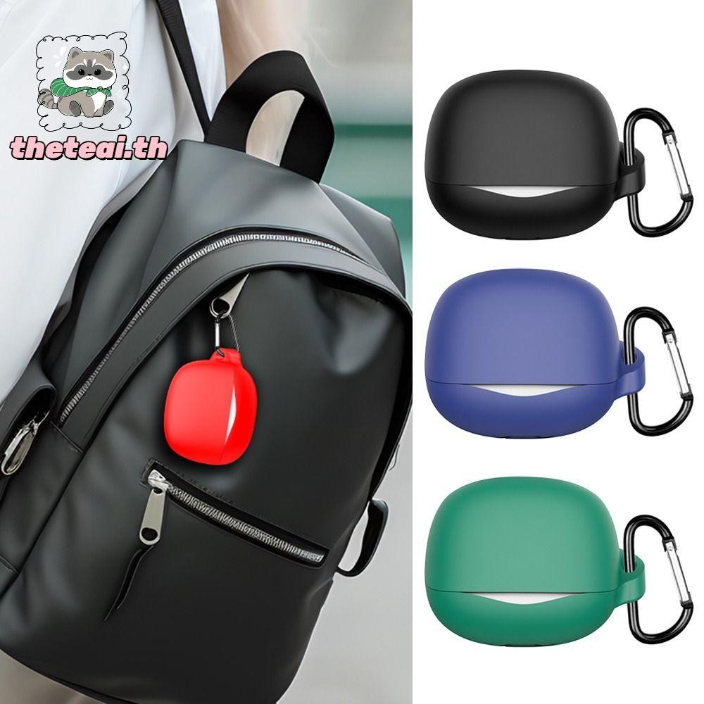 ฝาครอบหูฟัง THETEAI, หูฟังซิลิโคนป้องกันการล่มสลาย, ร้อนพร้อม Carabiner ป้องกันฝุ่นหูฟังหลายสีสําหรั