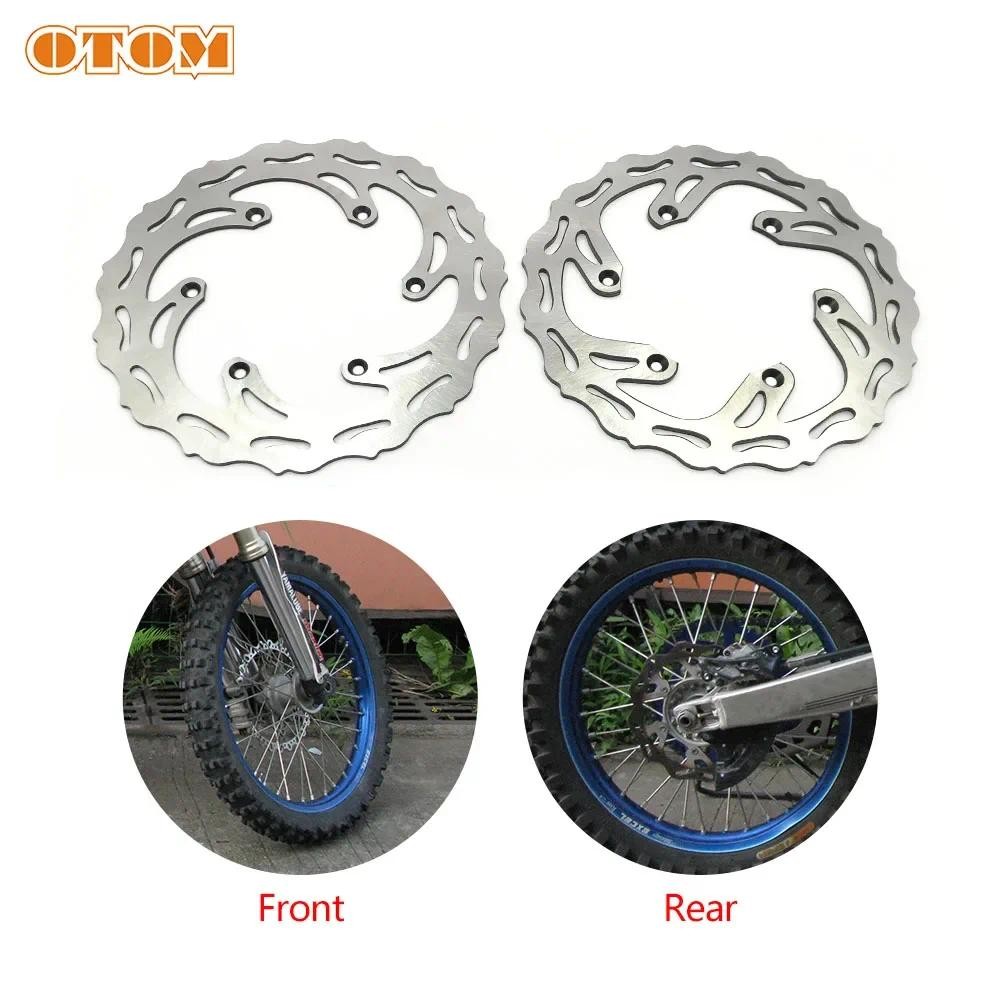 GOTOM Motocross ด้านหน้าด้านหลังเบรคแผ่นดิสก์ V3 เหล็กเบรคโรเตอร์สําหรับ YAMAHA YZ125 YZ250FX WR250F