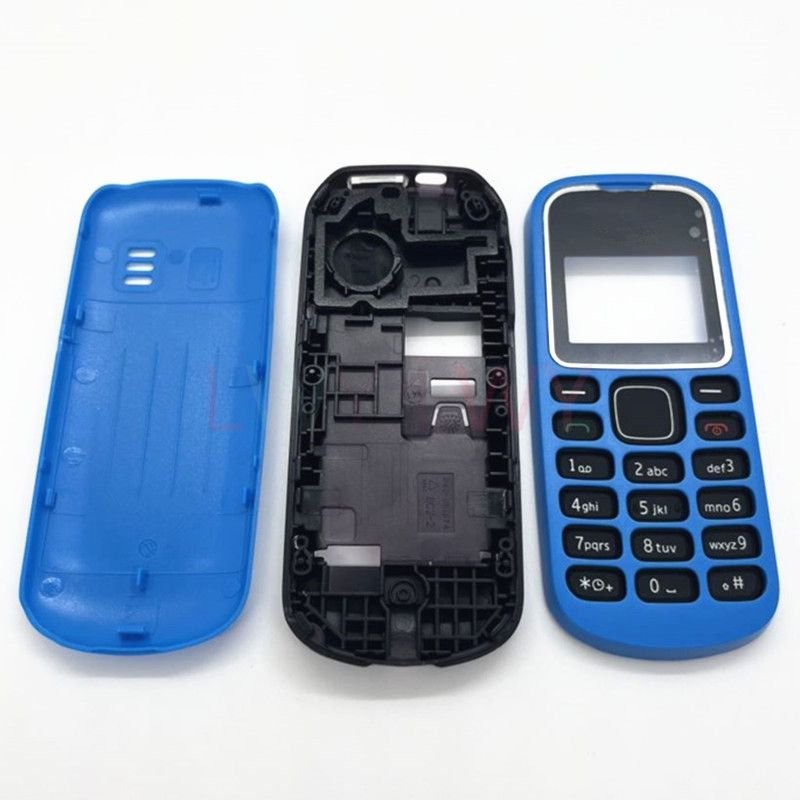 โนเกีย 1280ใหม่เต็มโทรศัพท์มือถือที่อยู่อาศัยที่ครอบคลุมกรณีเท่านั้น+ปุ่มกดภาษาอังกฤษ(ไม่มีจอจอแอลซี