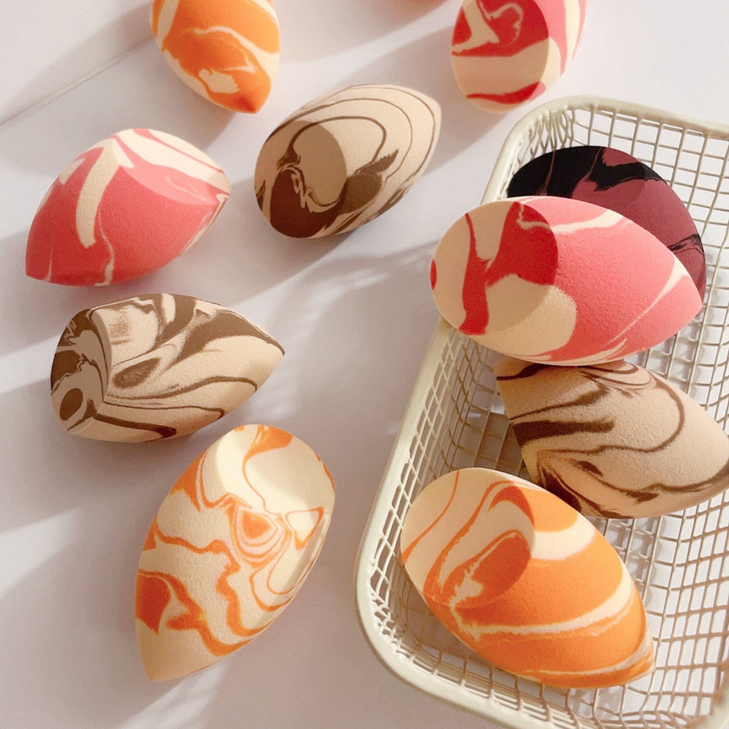 Two-Color Beauty Egg Super Soft Do Not Eat Powder Puff Sponge Egg Wet Dry Beauty Egg Price A Product