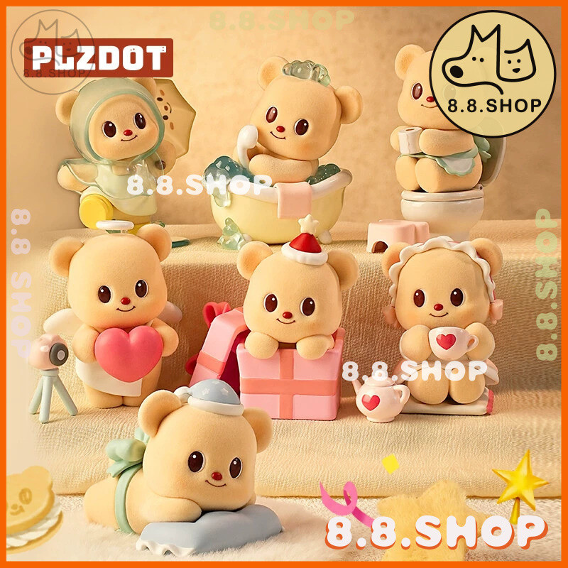 ✨8.8 ร้าน✨ของแท้ butterbear butterbear Leisure Time Series Mystery Box Flocking Doll✨✨