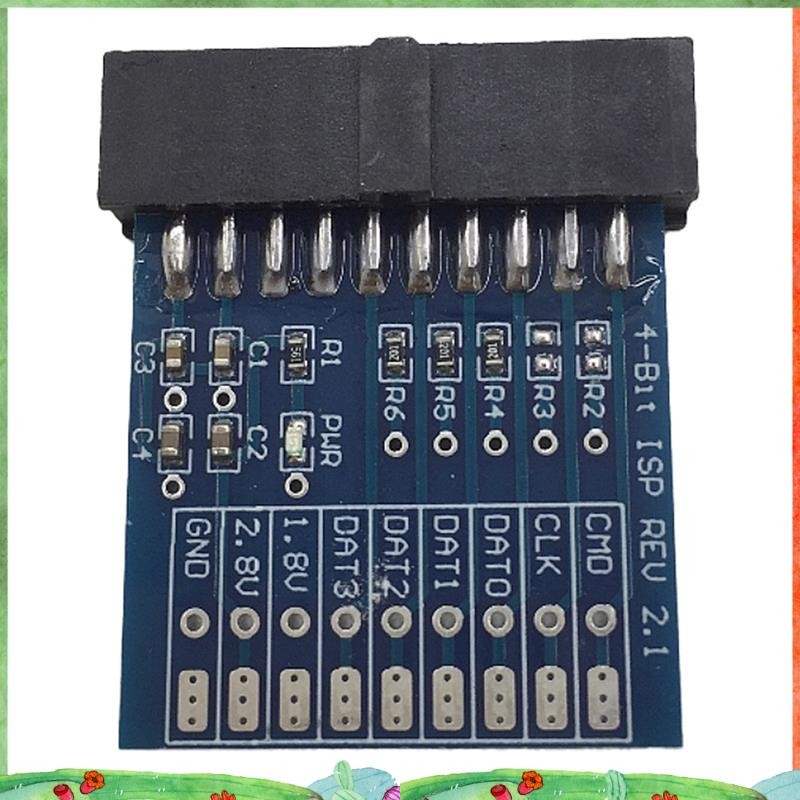 อะแดปเตอร์ใหม่ JTAG , ISP 4-BIT ISP REV 2.1 สําหรับ Easy Jtag Plus Box / เครื่องมือ ESAYJTAG