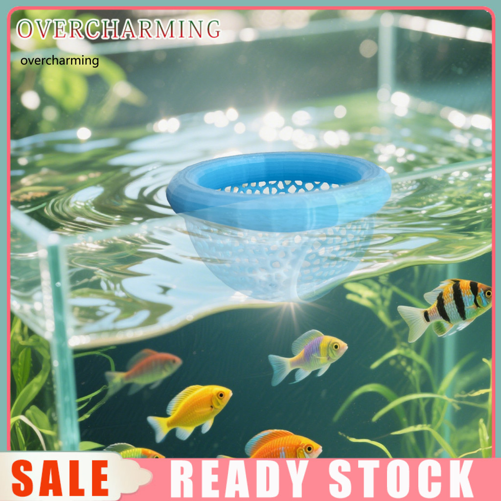 <over>Betta Fish Floating Cave Betta Fish Play Area 3d พิมพ์ลอย Betta Cave Hammock Feeder แหวนสําหรั