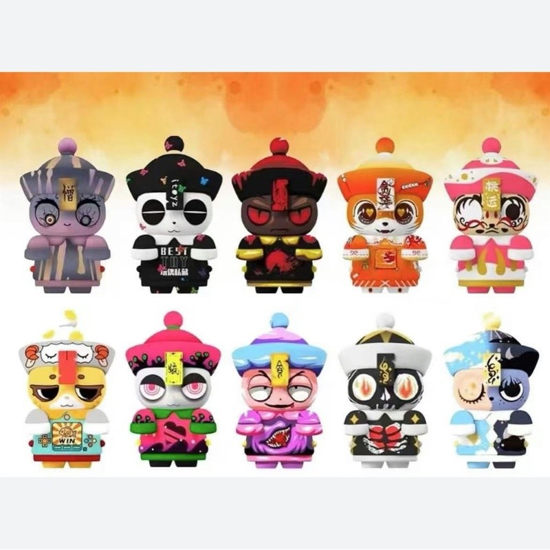 T Tang Meng Street Opandi Zombie Party 1st Generation 2nd Generation Mystery Box อินเทรนด์เล่นตกแต่ง