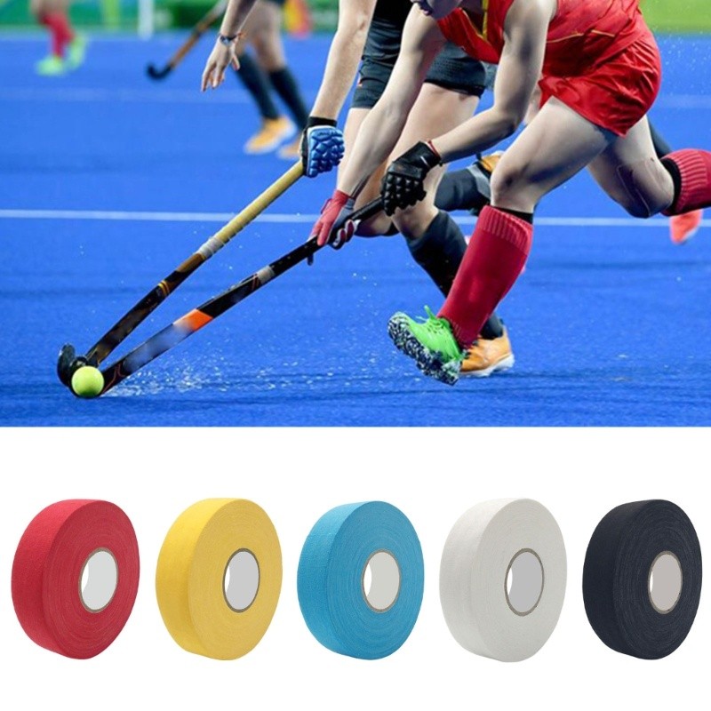 Hockey Stick Tape 2.5cmx25m Ice Hockey Grip Tape กีฬา ผ้ากันลื่น ฮอกกี้ อุปกรณ์เสริม มีให้เลือกหลากห