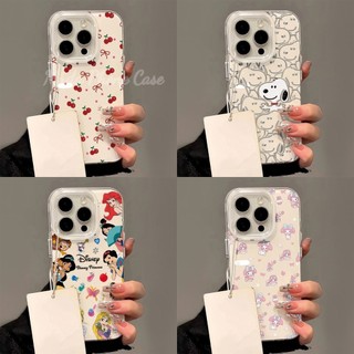 เจ้าหญิง น่ารักโบว์ เคสมือถือสำหรับไอโฟน case for iPhone 16Pro Max 15PLUS/14/13/12 Pro Max/11 pro/XS Max/XR/X|8/7 Plus
