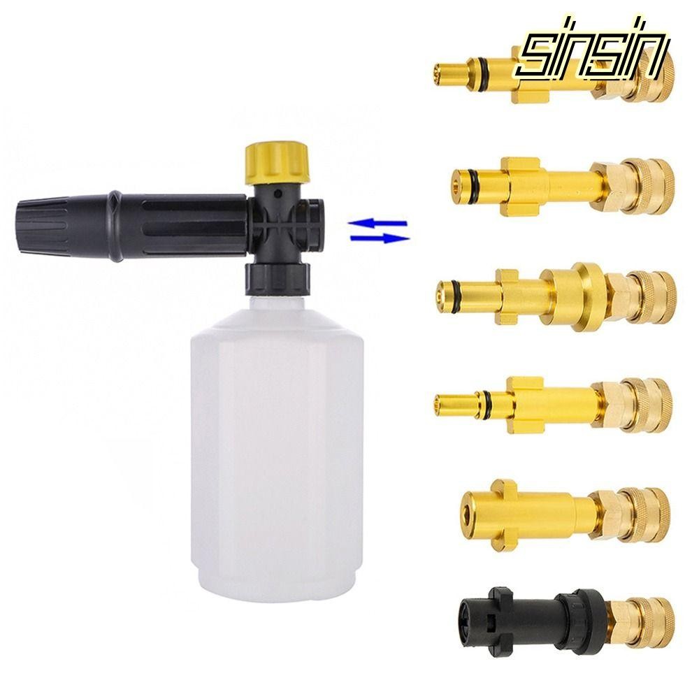 SINSIN เครื่องซักผ้าความดันทนทานโฟมเครื่องกําเนิดไฟฟ้าสําหรับ Karcher 1/4 " Bayonet Adapter