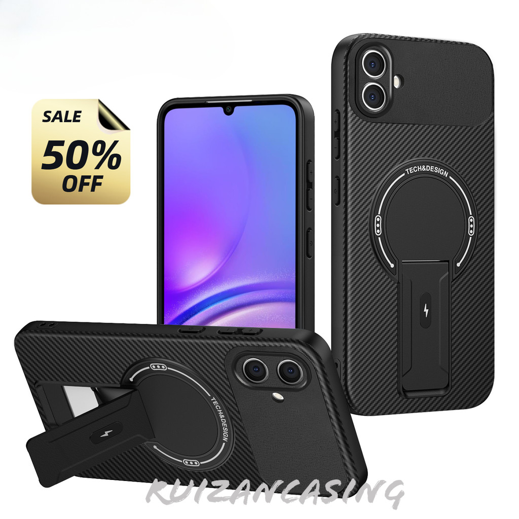 SAMSUNG หรูหราคาร์บอนไฟเบอร์แม่เหล็กเคสโทรศัพท์สําหรับSamsung S25 Ultra S24 Ultra S25Edge S24FE A26 