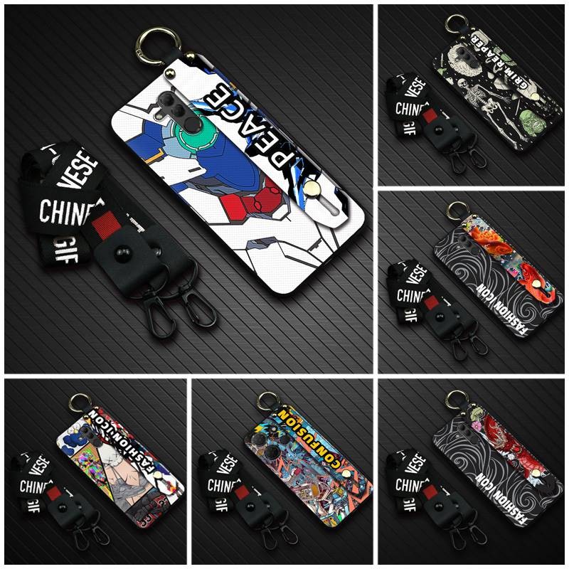 บุคลิกภาพ Anti-knock เคสโทรศัพท์สําหรับ TCL 503/T442M/T442A/T442J ปกหลังผู้ถือโทรศัพท์แหวนกันน้ํา Gr