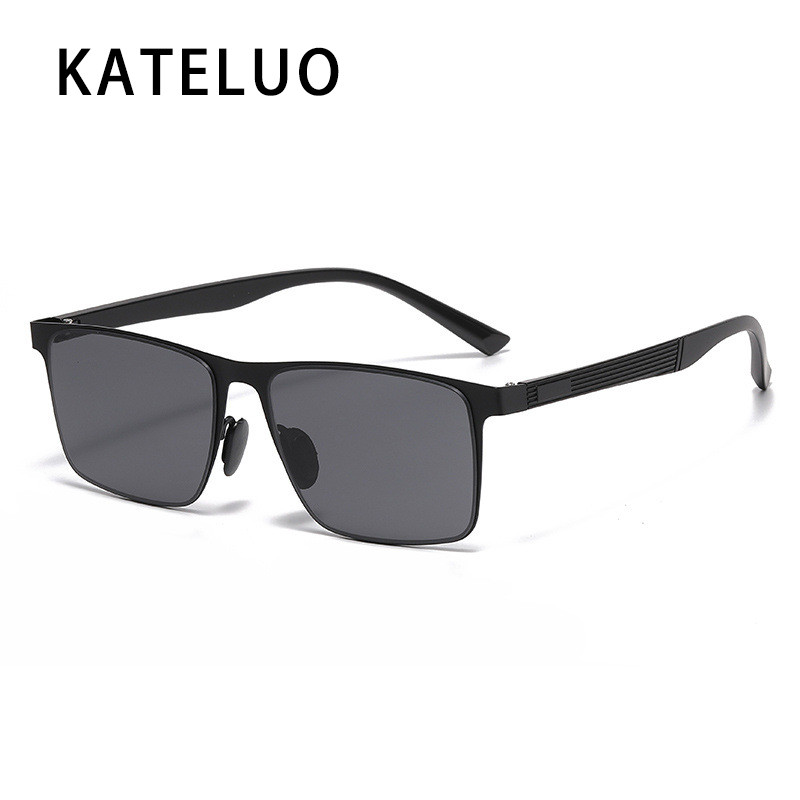 คาเทลูโอ แว่นตากันแดดแฟชั่นสำหรับผู้ชาย กันรังสียูวี มาพร้อมกรอบสี่เหลี่ยมคลาสสิก เหมาะสำหรับการขับรถ
