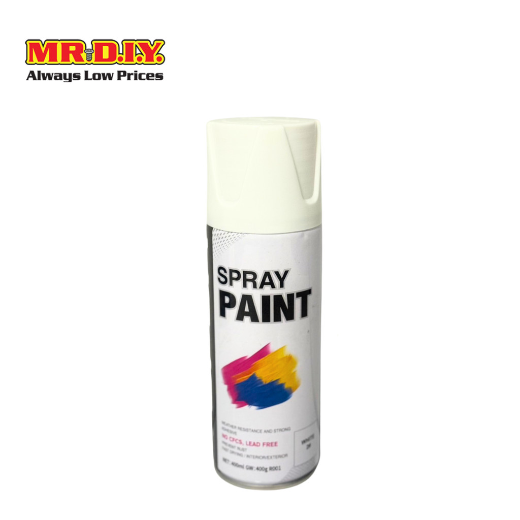 MR.D.I.Y. สีสเปรย์แลคเกอร์ สีขาว ขนาด 400 มล.