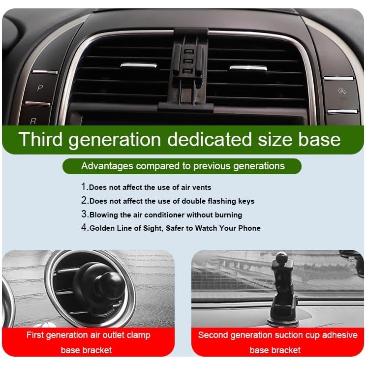 ที่วางโทรศัพท์รถยนต์สําหรับ Lincoln Nautilus/MKX Auto Accessories [เฉพาะ 2019-2020 Nautilus & 2016-2