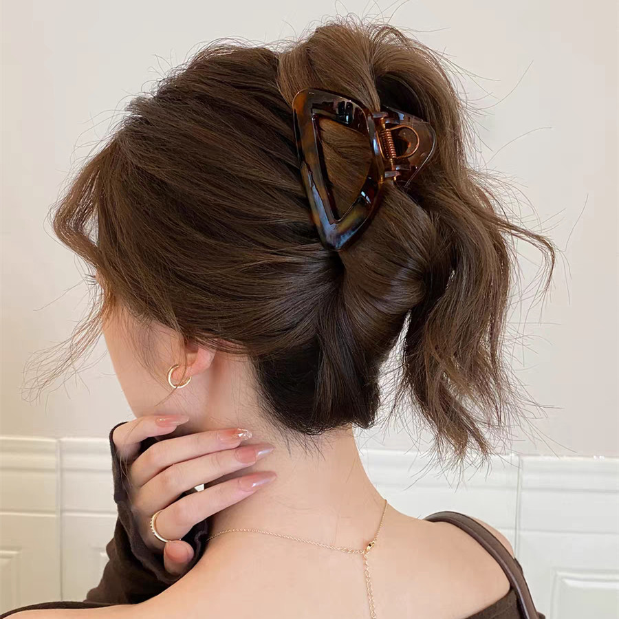 กิ๊บหนีบผมระดับไฮเอนด์ พิมพ์ลายฉลาม สำหรับผูกผมทุกวัน เครื่องประดับผมผู้หญิง