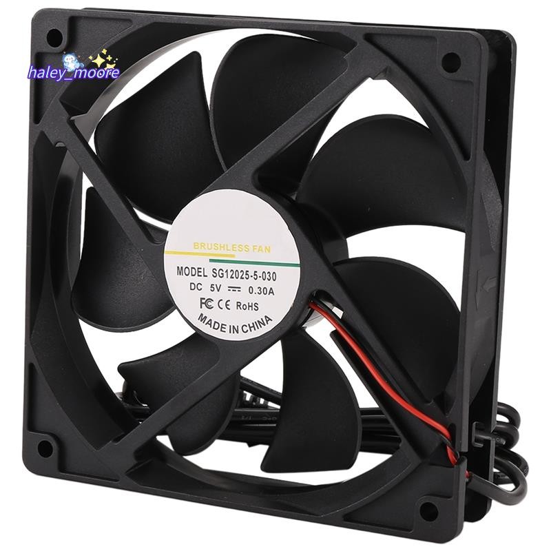 [ส่วนลด H]พัดลมระบายความร้อน USB 2000RPM 12 ซม. คูลเลอร์ความเร็วสูงสําหรับ Iceriver KS0 KS0 Pro