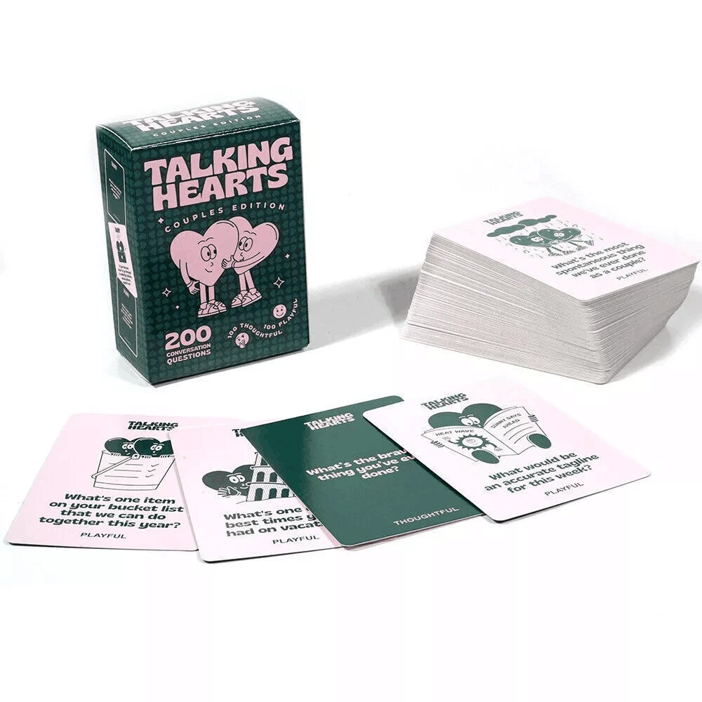 Talking Hearts Conversation Cards Couple Card Game for Date Nights Adventures