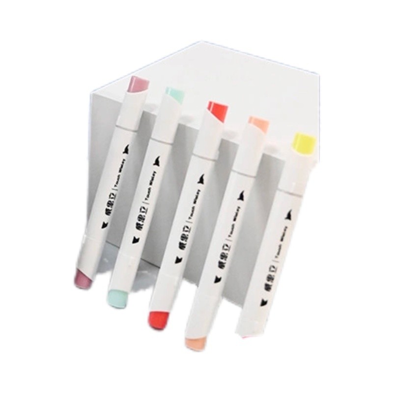 Wisley Soft Tip Marker Painting ศิลปะสองหัวโดยเฉพาะชุดอะนิเมะนักเรียนแอลกอฮอล์ Essential Oily