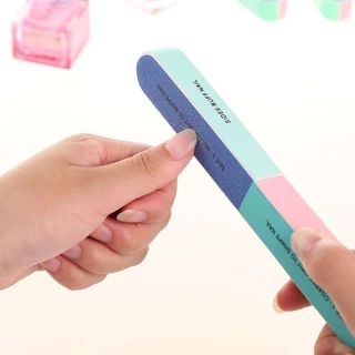 Crystal แถบขัดตะไบเล็บพิมพ์ลาย แถบขัดเงาหกด้าน เครื่องมือทำเล็บ แถบขัดเล็บ เครื่องเจียรเล็บ