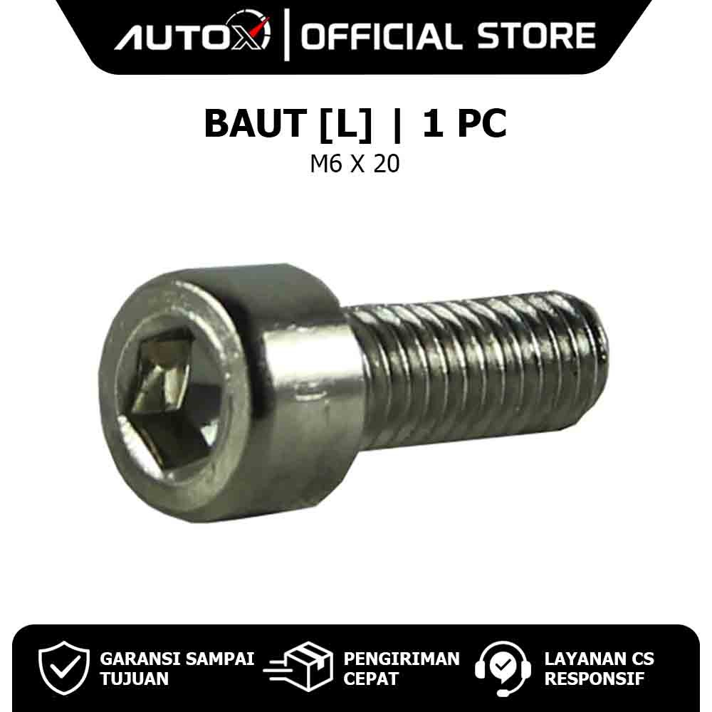Bolt L M6 x 20 Bolt Bolt Silver L5 M6x20 6X20 Key Key Key 5 Pitch 1