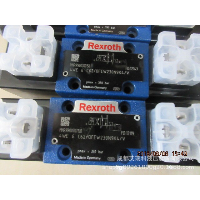 เยอรมัน Rexroth Luxroth Solenoid Reversing Valve 4WE6C6X/OFEW230N9K4/V Original Ready Stock