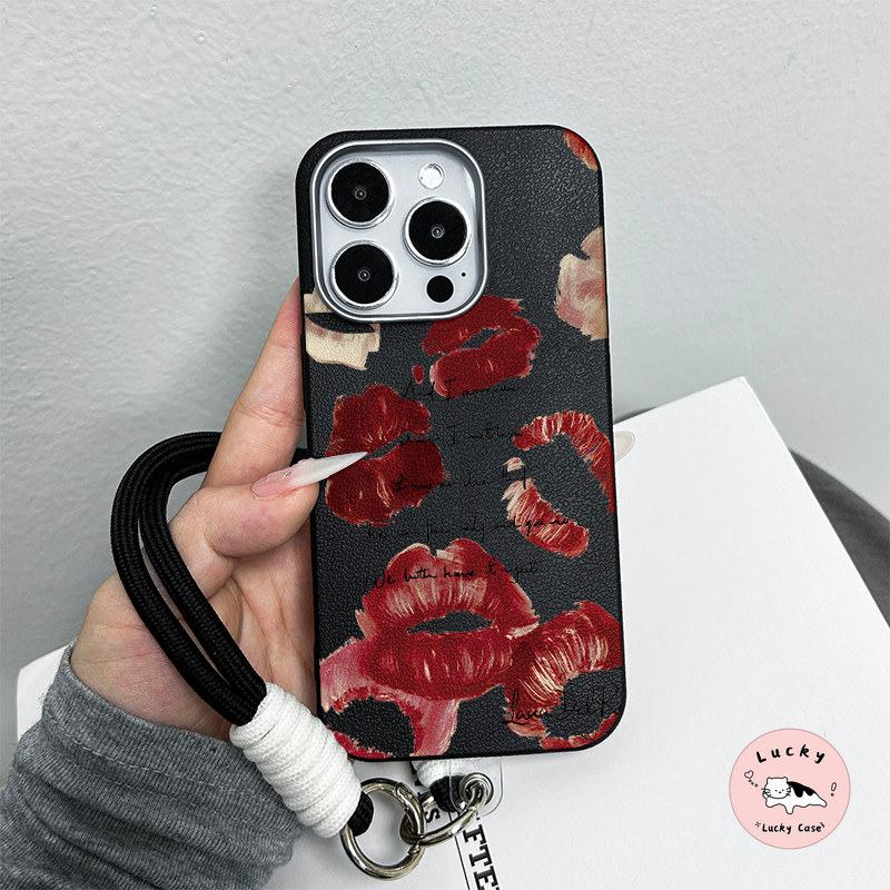 เคสไอโฟน 11 กราฟิตี้ริมฝีปากสีแดงพิมพ์นุ่ม สำหรับ IPhone 15 11 13 16 14 12 Pro Max 16 15 7 8 14 Plus XR X XS Max SE 2 3 ราคา ถูกที่สุด ดีลบีเคเค แกลเลอรีภาพที่ 6
