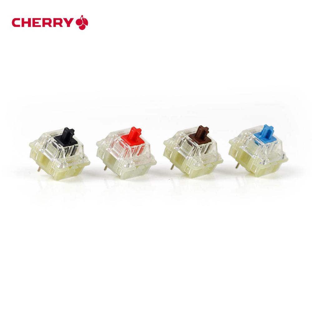Original Cherry MX Mechanical Keyboard Switch Silver Red Black Blue Silent Shaft Switch 3-pin Cherry