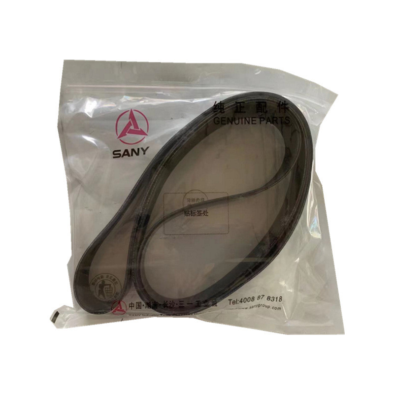สายพานเครื่องยนต์รถขุด Sany SY245H D06FRC60214251 สายพานพัดลม 32ฉ49-00100