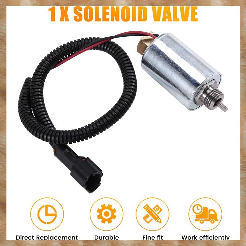 [KYG] วาล์วโซลินอยด์โรตารี LL00068 รถขุดสําหรับ SH120 SH200 A1 A2 A3 สําหรับ CASE CX130 CX210 CX240 