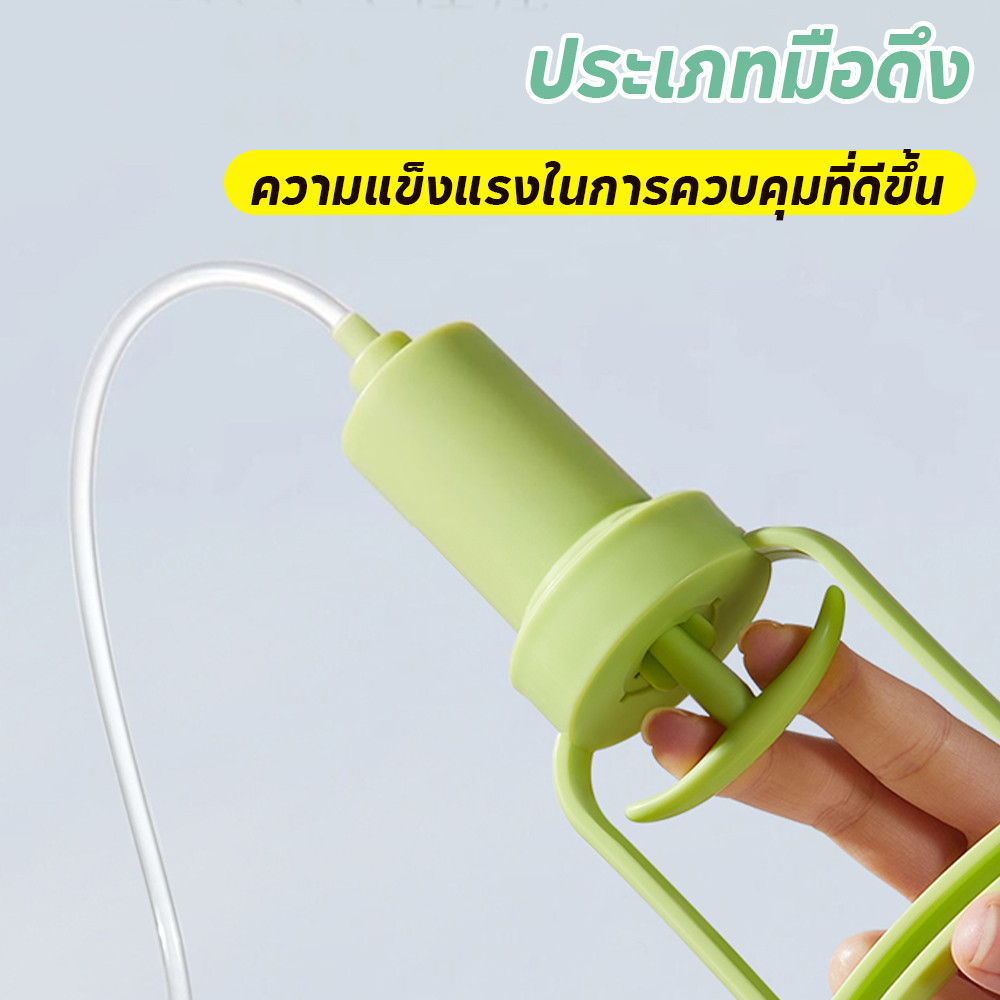 ที่ดูดน้ำมูกเด็ก ทารก แบบมือดึง ซิลิโคนนิ่มอ่อนโยน เครื่องช่วยหายใจจมูก หลักการแรงดันลบ ทำความสะอาดง่าย เครื่องดูดจมูก ราคา ถูกที่สุด ดีลบีเคเค แกลเลอรีภาพที่ 8