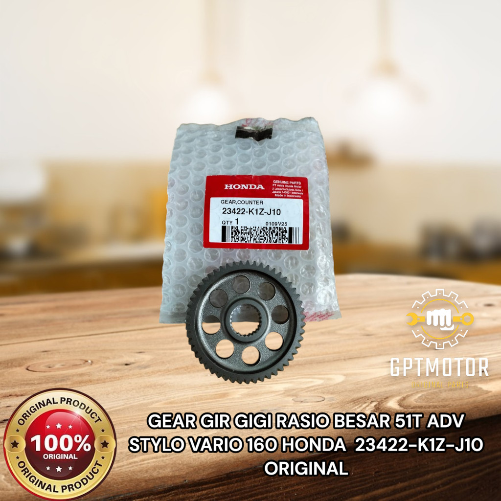 GEAR GEAR LARGE RATIO 51T ADV STYLO VARIO 160 HONDA 23422-K1Z-J10 ต้นฉบับ