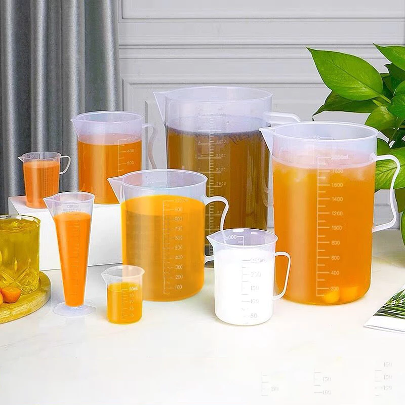ถ้วยตวงคุณภาพสูงทนความร้อน 100ml/300ml/500ml/1000ml/2000ml/5000mlถ้วยตวงสำหรับตวงเครื่องดื่ม