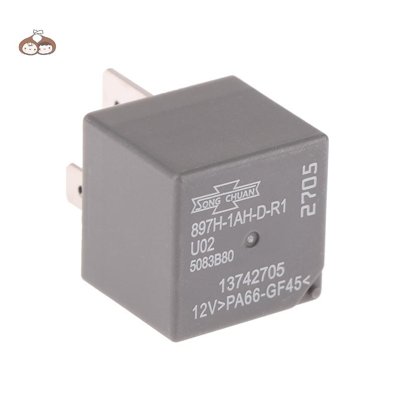 BEF 1 ชิ้น 4 ขา 12 โวลต์สําหรับ Matsukawa 2705 รีเลย์รถยนต์ 897H-1AH-D-R1 U02 สําหรับรีเลย์ Buick 13