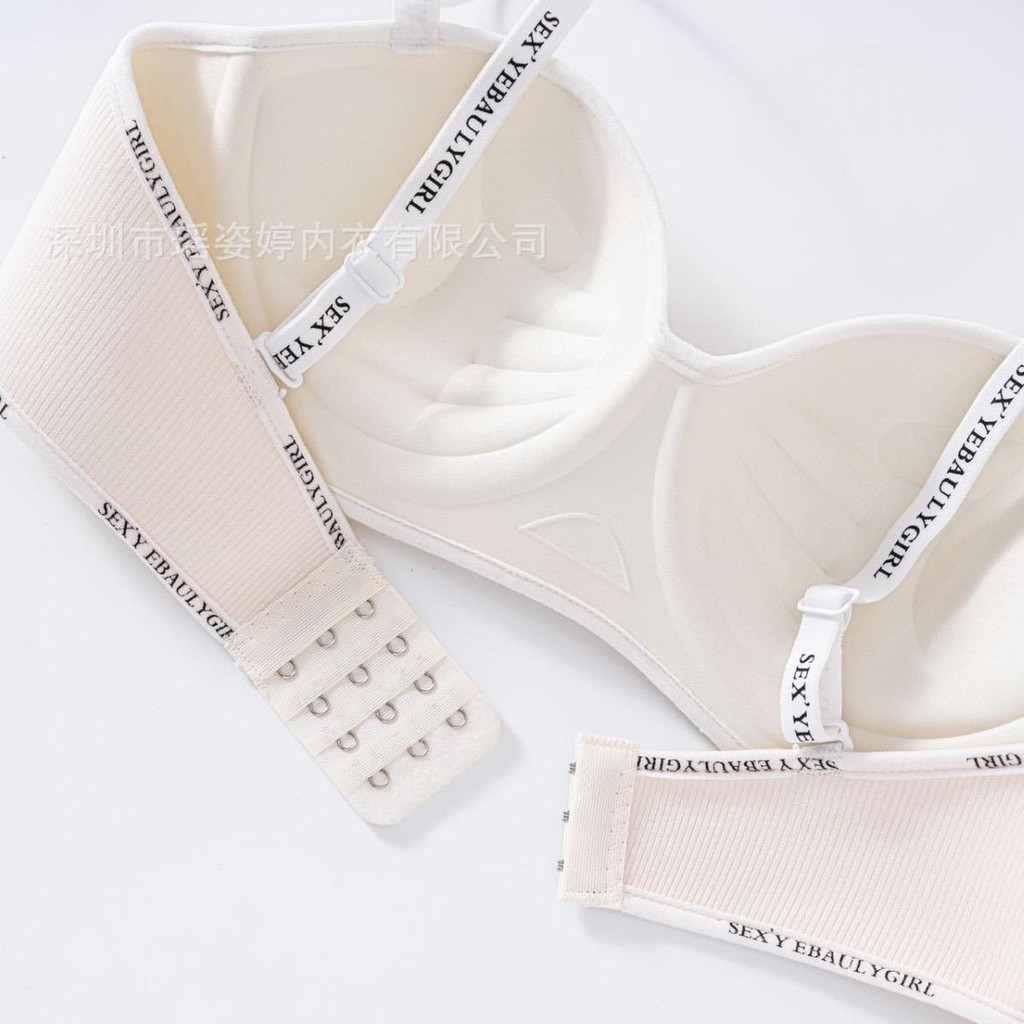บราไร้โครง ผู้หญิง ฟองน้ำบาง บราดันทรงสวย สำหรับสาวอกเล็ก ใส่สบาย เสื้อชั้นในไร้โครง ทรงครึ่งเต้า ครึ่งคัพ บราดันทรง - รูปที่ 6