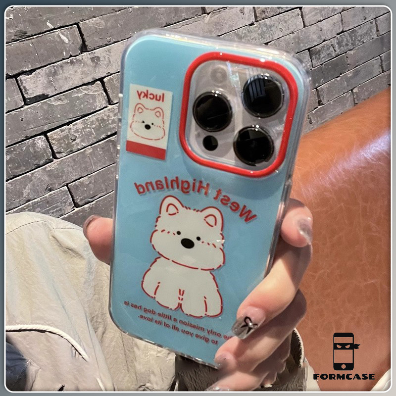 โปร่งใส ขายดีบนเว็บไซต์เกาหลี สุนัขเล็กที่น่ารัก for iPhone เคสไอโฟน 11 12 13 14 15 16 PLUS PRO MAX X XS MAX XR 7/8PLUS