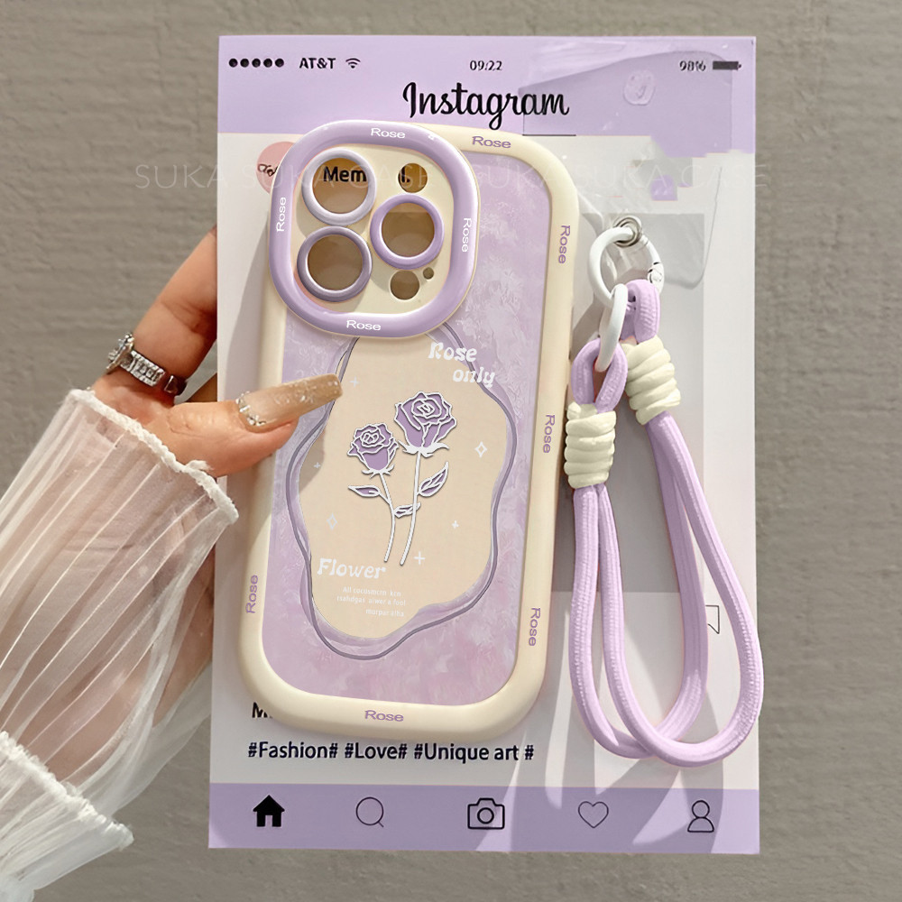 UNGU MAWAR HPเคสโทรศัพท์สําหรับVIVO Y20 Y20S Y11S Y12S Y12A Y17 Y3S Y15 Y12i Y11 Y21 Y17S Y22 Y50 Y1