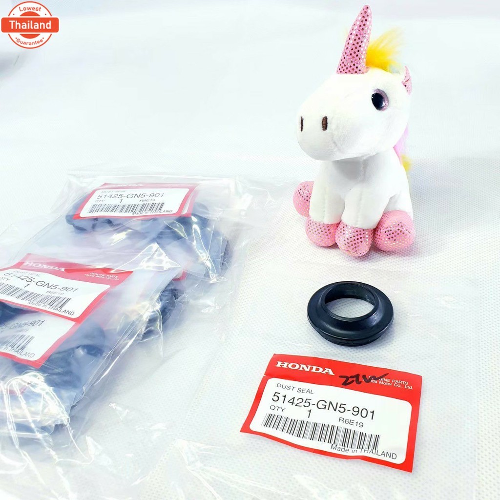 แท้ยกแพ็ค10ตัว ซีลกันฝุ่น ซีลครอโช๊คหน้า WAVE , DREAM , NOVA รหัสสินค้า 51425-GN5-901