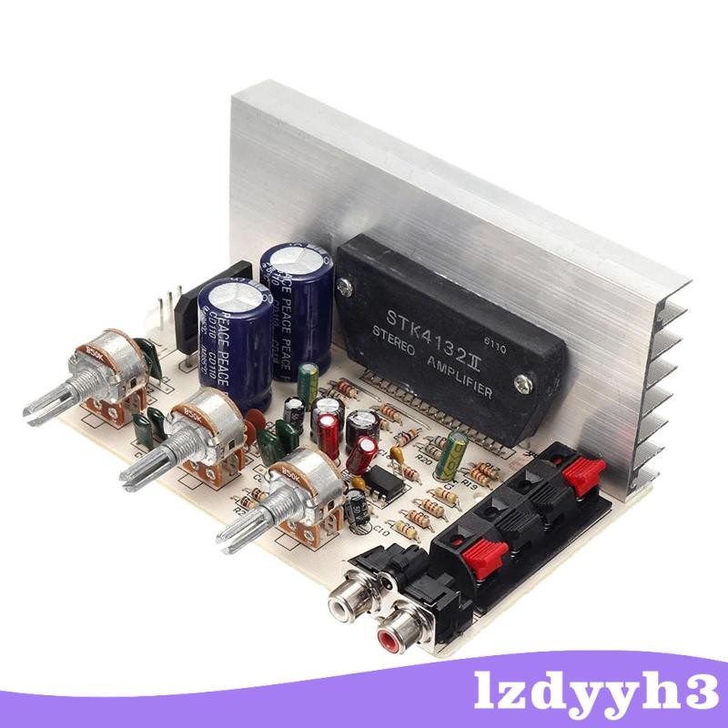[Lzdyyh3] DX0408 บอร์ดขยายเสียงสเตอริโอเสียง DC 12V พร้อมระดับเสียง/ซับวูฟเฟอร์/ปุ่มสเตอริโอ