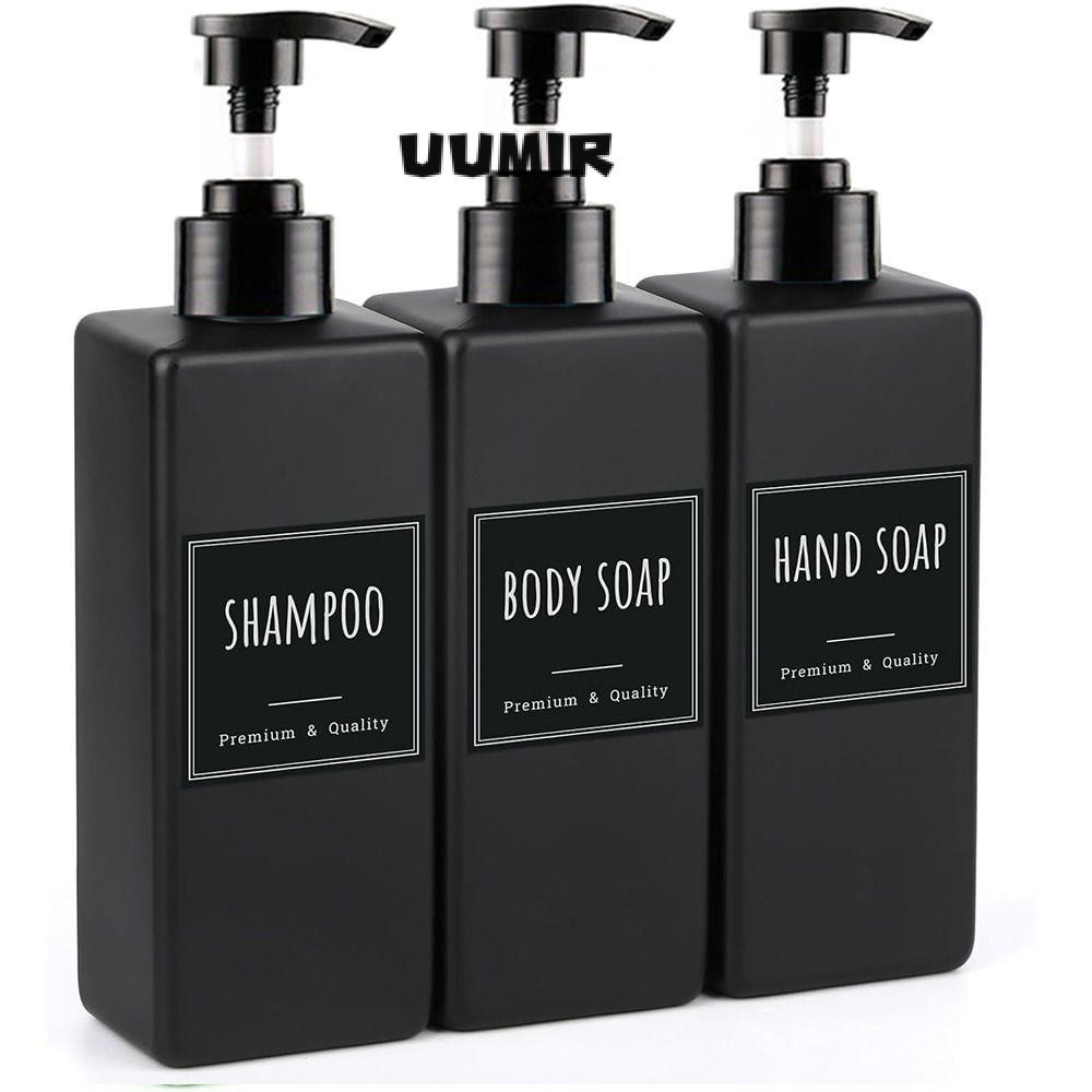เครื่องจ่ายสบู่ขนาด500มิลลิลิตร,ที่มีฉลากห้องน้ําเคาน์เตอร์มือตู้ทําสบู่ชุด,แฟชั่นพลาสติกที่ว่างเปล่าภาชนะแชมพูที่ทันสมัยสําหรับห้องน้ําครั
