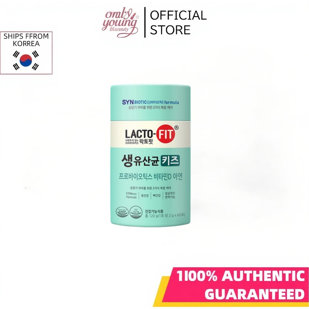 [LACTO FIT] Probiotics Kids 2000mg 60 ชิ้น | Lacto fit Kids Probiotic （120g  6 packs）