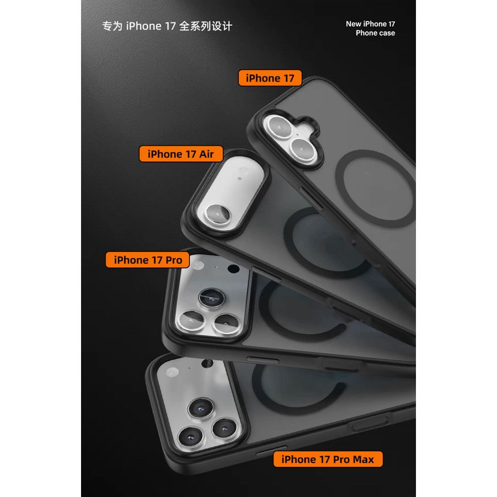 เคสผิวด้าน ชาร์ได้ สำหรับ iPhone 17 Promax / 17 / 17Pro / 17Air / 17Promax / 16,15,14,13,12,11 Pro Max พร้อมส่ง 016 - รูปที่ 4
