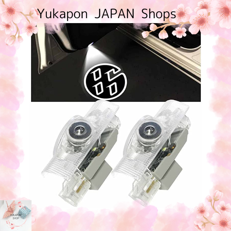 ZNYLSQ โตโยต้า 86 โลโก้โปรเจคเตอร์ ไฟต้อนรับประตู ไฟต้อนรับ ไฟ LED สำหรับรถยนต์ โตโยต้า ZN6 ไฟประตู 