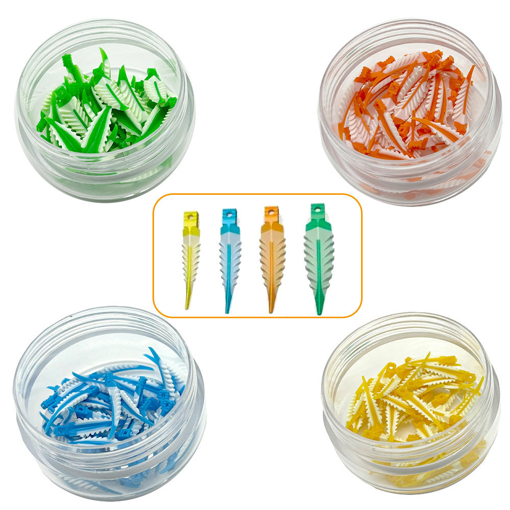 40 ชิ้น Autoclavable ทันตกรรมคอมโพสิต Wedges Interdental รูปที่ 8