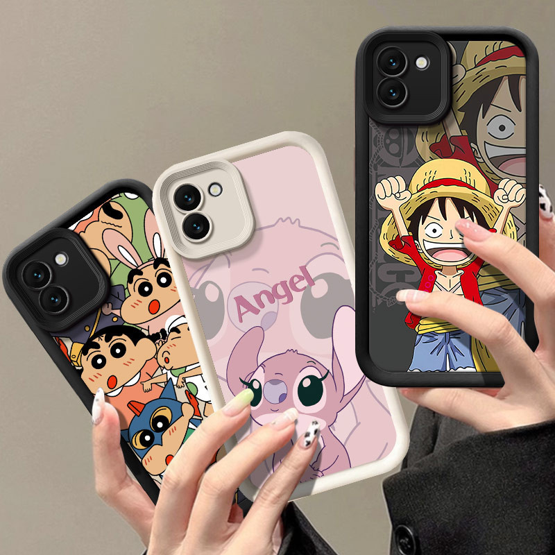 เคส เคสโทรศัพท์ Samsung A03 วัสดุ TPU เคสโทรศัพท์ดีไซน์ลายแองเจิลอาย HTKLQ