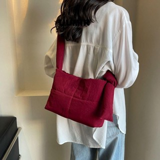 UUMIR  ไหล่ของ ผู้สื่อสาร กระเป๋า,ความจุขนาดใหญ่สีทึบใต้วงแข…