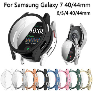 สําหรับ Samsung Galaxy Watch 7 40 มม.44 มม.ป้องกันหน้าจอ TPU All-Around ป้องกันสําหรับ Galaxy Watch 6/5/4 40 มม.44 มม.อุปกรณ์เสริม