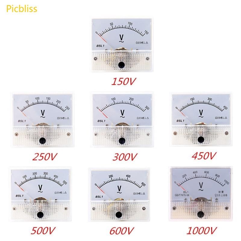 Picbliss Analog Current Panel Meter Volt Test สําหรับการทดสอบวงจรชาร์จ Ampere