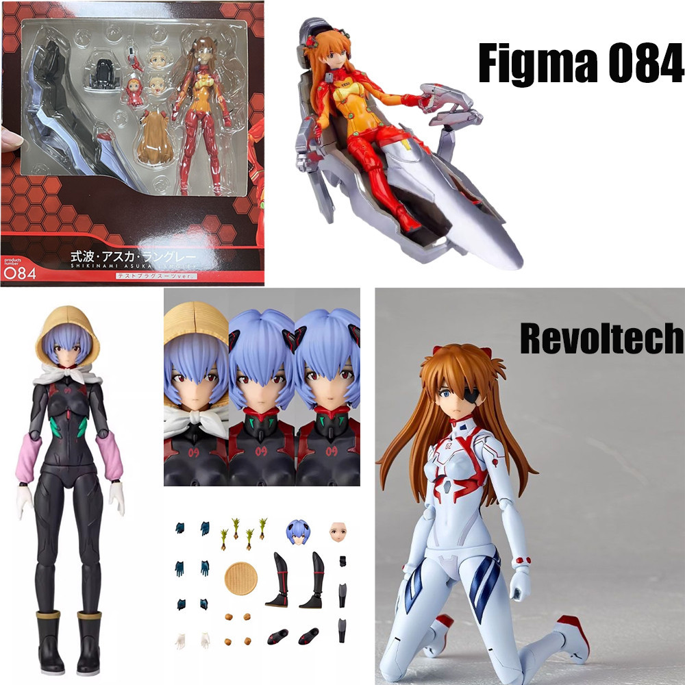 Figma 084 Evagelion Action Figure Ei Ayanami Asuka Langley Revoltech Neon Genesis Evagelion Shikinam