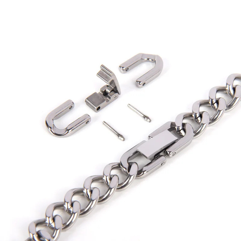 XHN2pcs สแตนเลสระดับไฮเอนด์เชื่อมต่อหัวเข็มขัดตะขอตะขอเชื่อมต่อสร้อยข้อมือสร้อยคอสำหรับเครื่องประดับ DIY ทำอุปกรณ์
