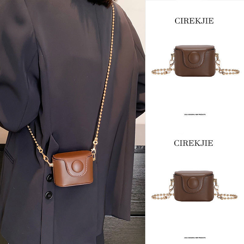 High-end Niche Chain Bag mini Small Bag Girl 2024 แฟชั่นสไตล์ใหม่ mini Cross-Body กระเป๋าคาดเอวกระเป๋าลิปสติก