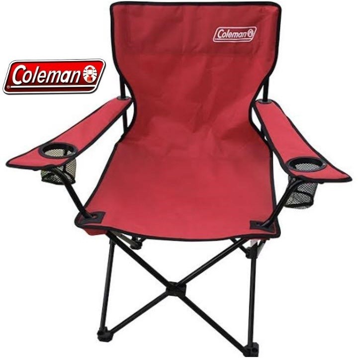 เก้าอี้ coleman เก้าอี้แคมป์ปิ้ง .พกพา พับได้ มีที่ใส่ขวดน้ำ Coleman Armchair